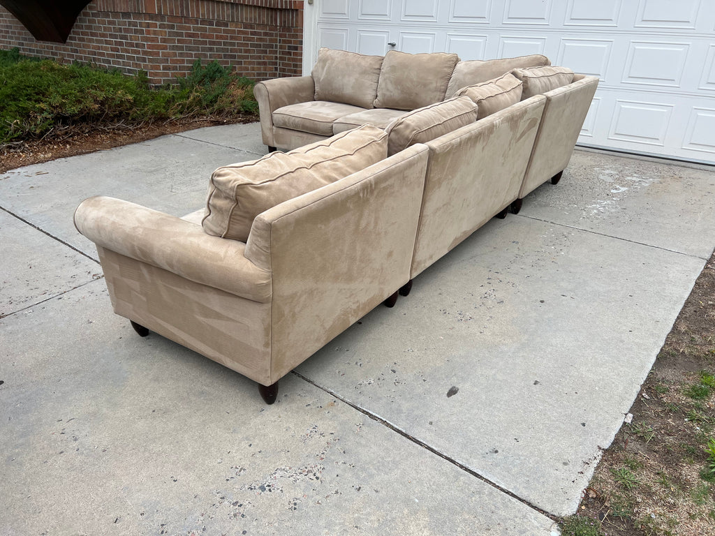 Beige Havertys Large Sectional