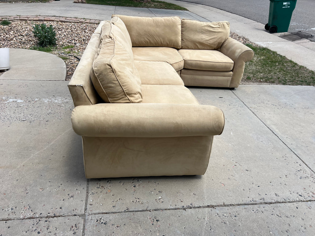 Beige Pottery Barn Sectional