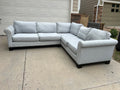 Large White Sectional