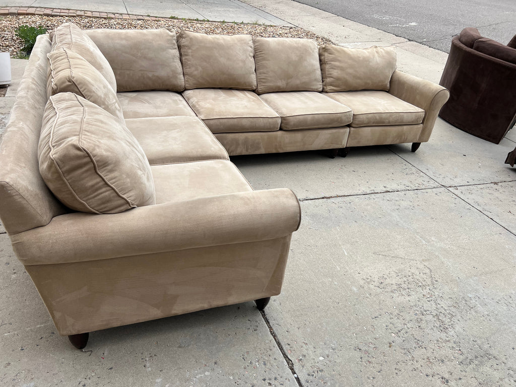 Beige Havertys Large Sectional