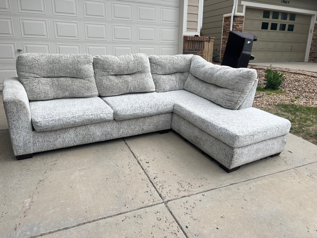White 2 Piece Sectional