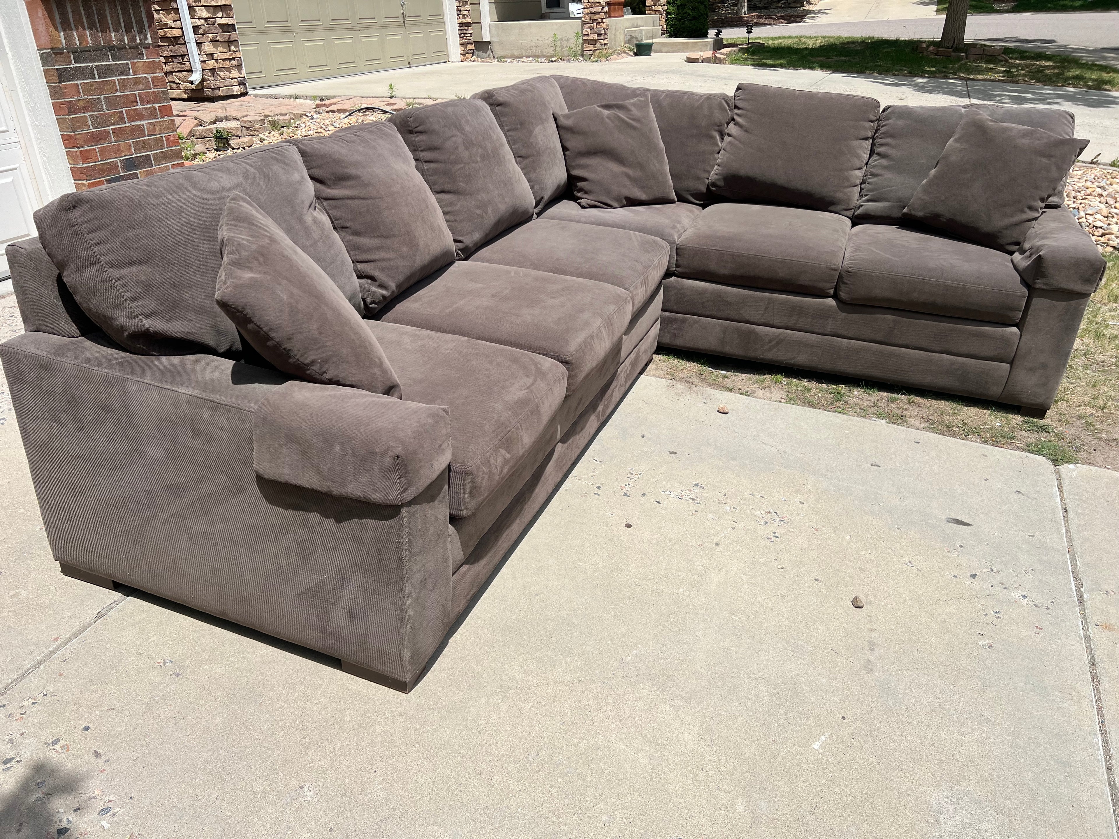 Bassett Grey Sectional