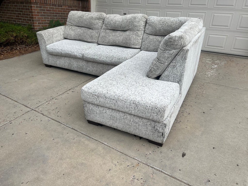 White 2 Piece Sectional