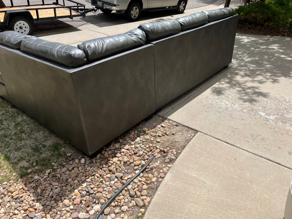 Leather Style Sectional