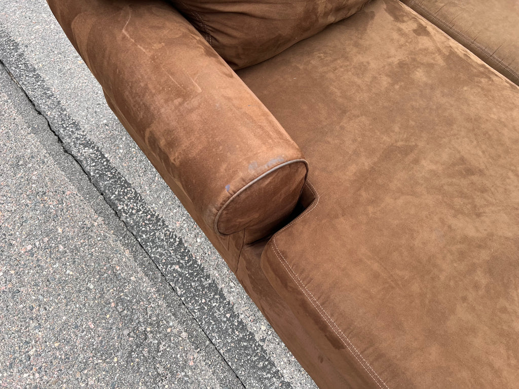 Large Brown U-Shaped Sectional