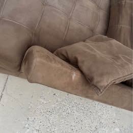 Brown Microfiber Sectional With Chaise