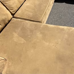 Large Beige U Shaped Sectional Sofa