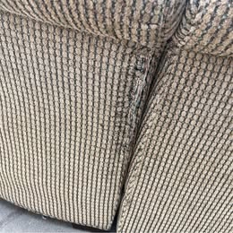 Beige Curved Sectional