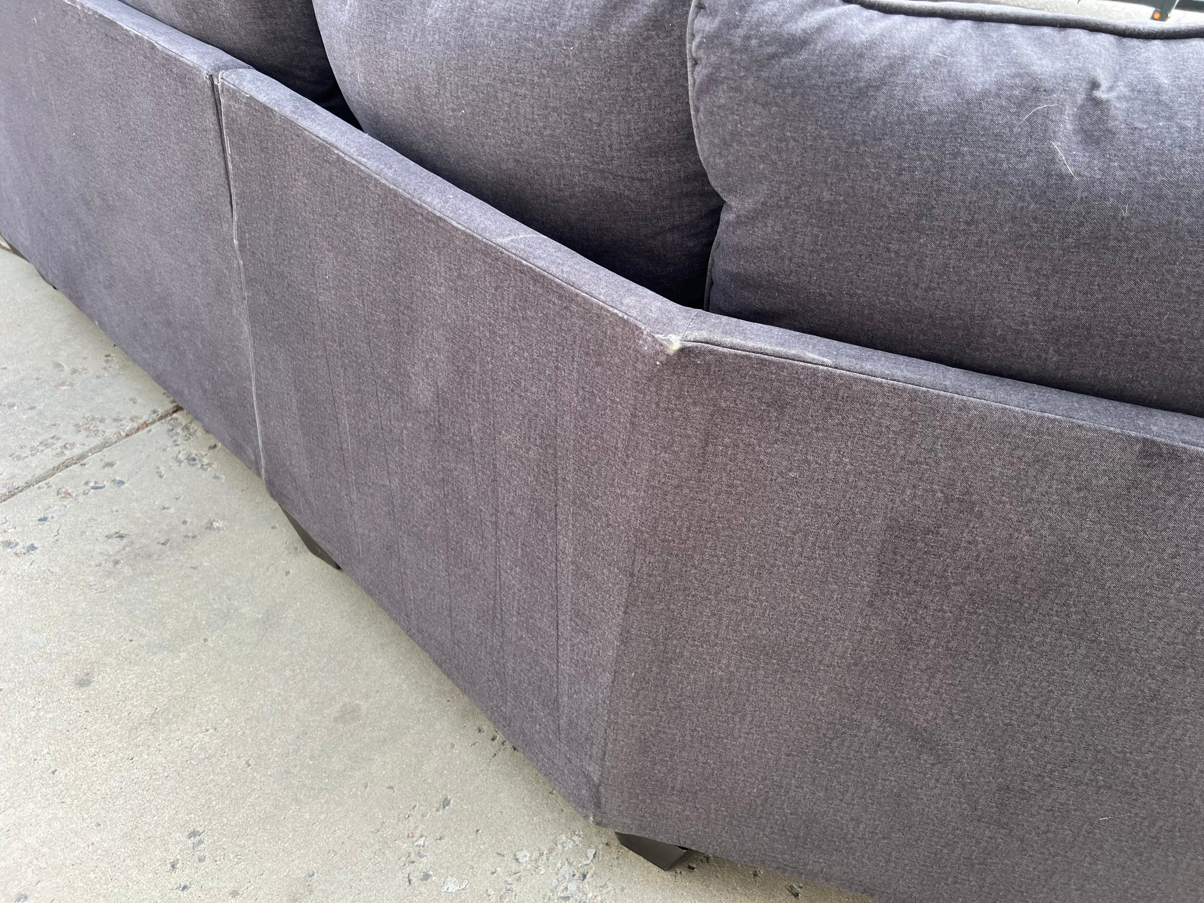 Grey 3 piece sectional