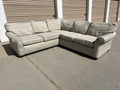 Cream L-Shaped Comfy Sectional
