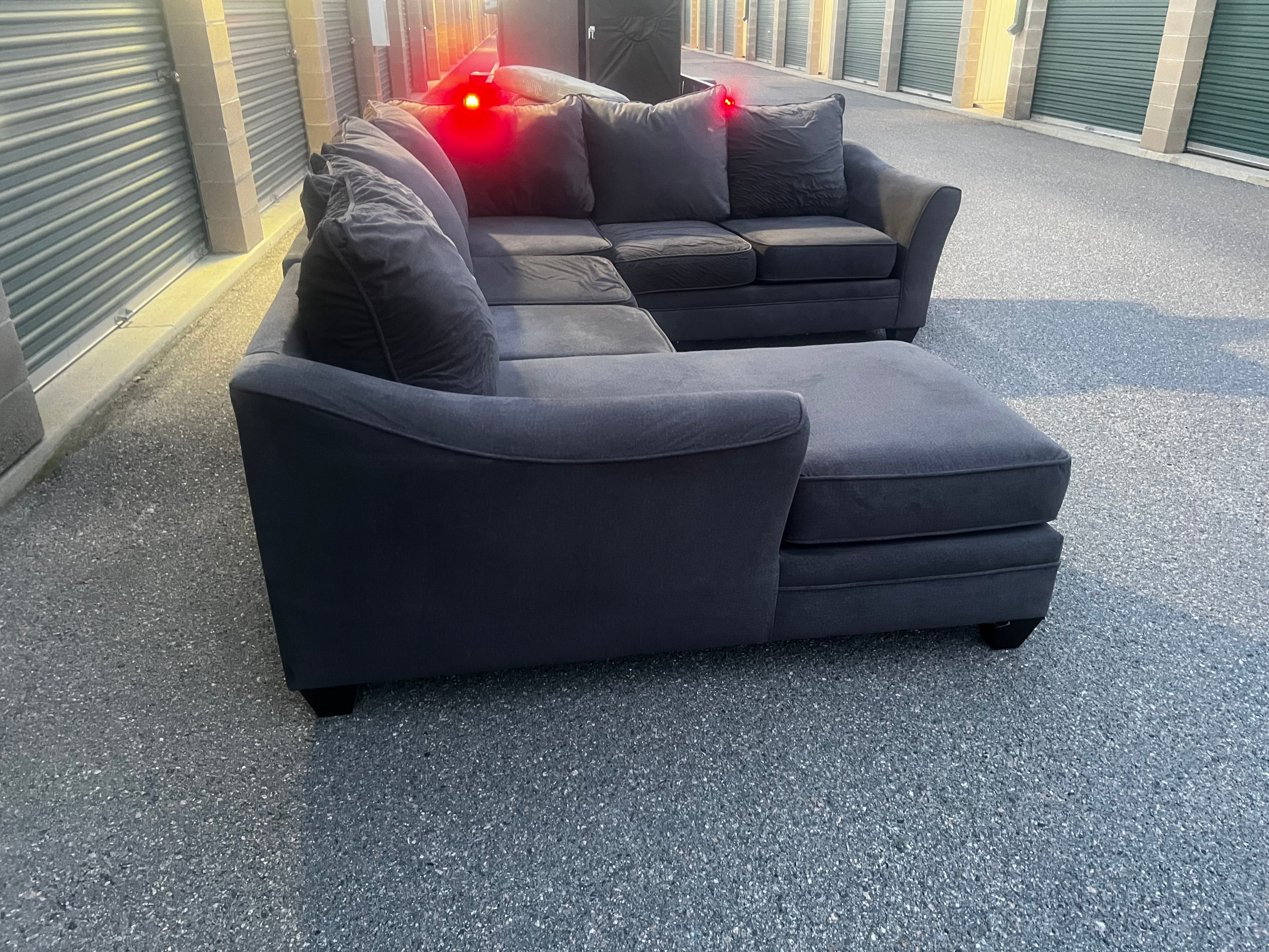Grey U Shaped Sectional