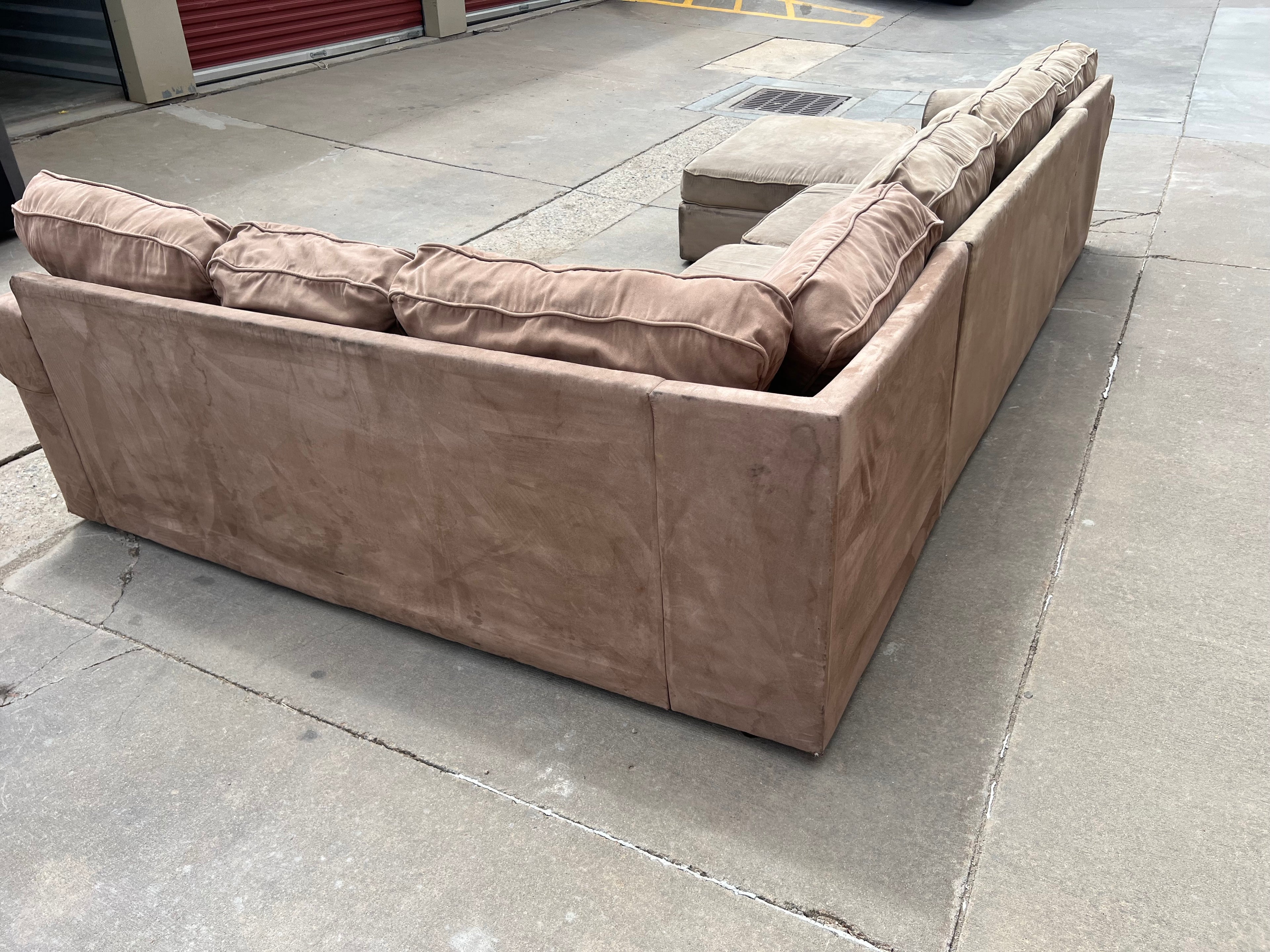Massive Beige U Shaped Sectional