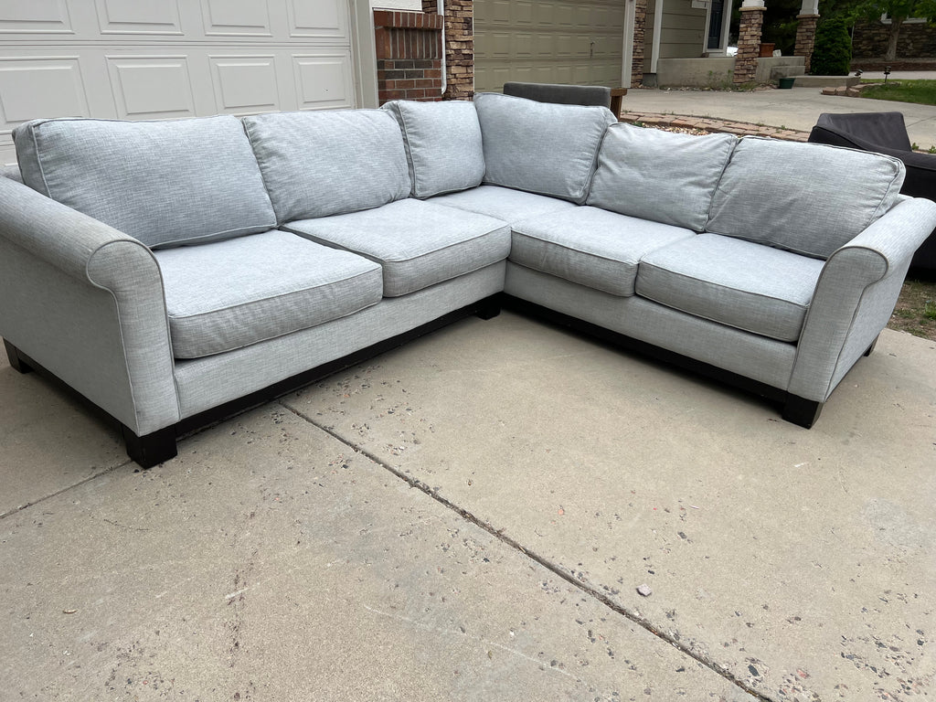 Large White Sectional