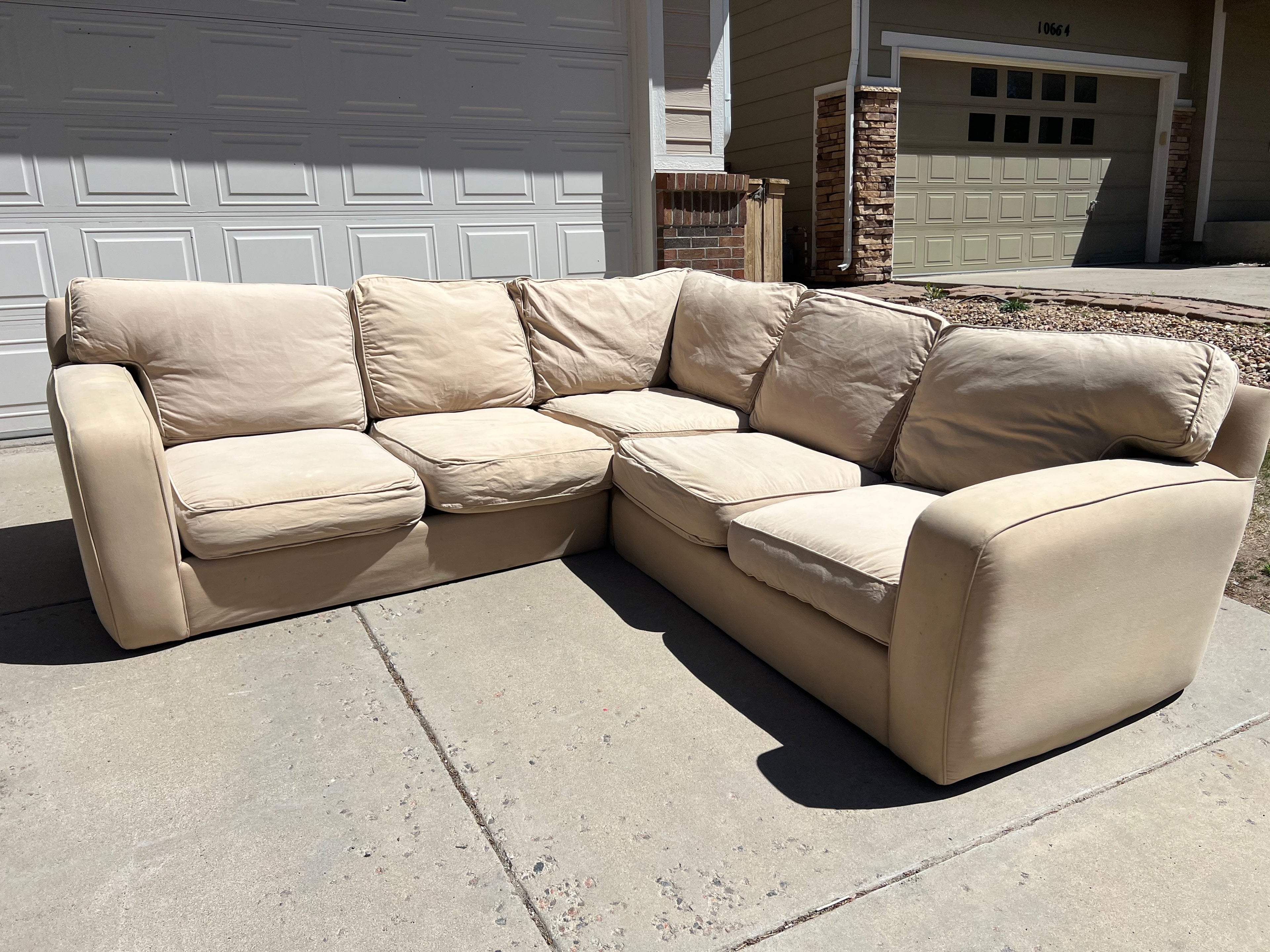 Room & Board Beige Sectional