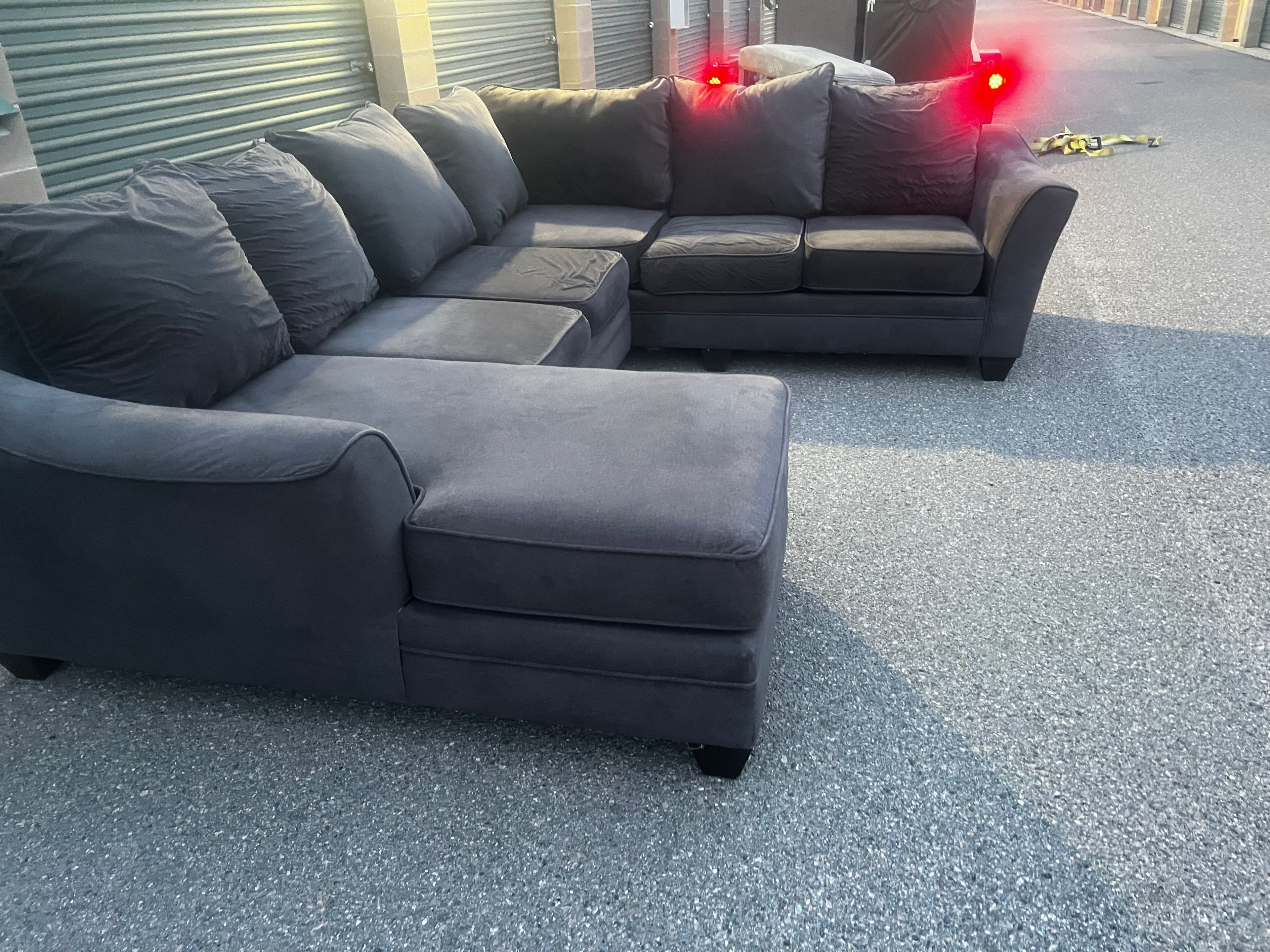 Grey U Shaped Sectional