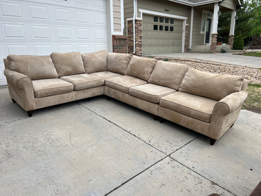 Beige Havertys Large Sectional