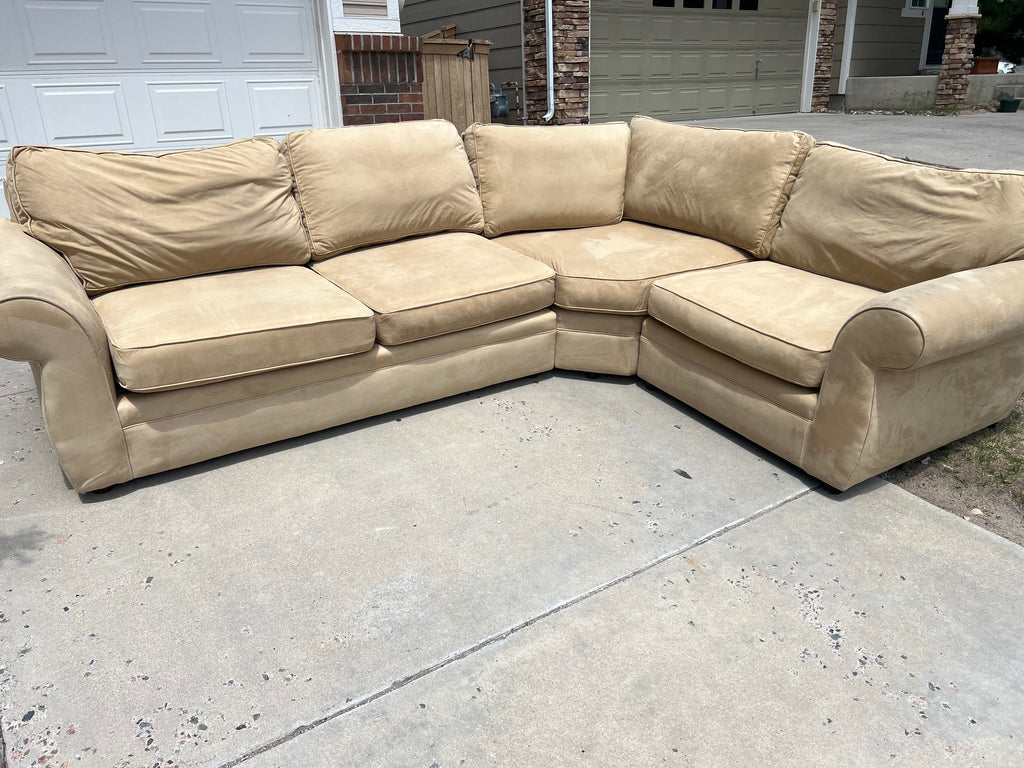Beige Pottery Barn Sectional