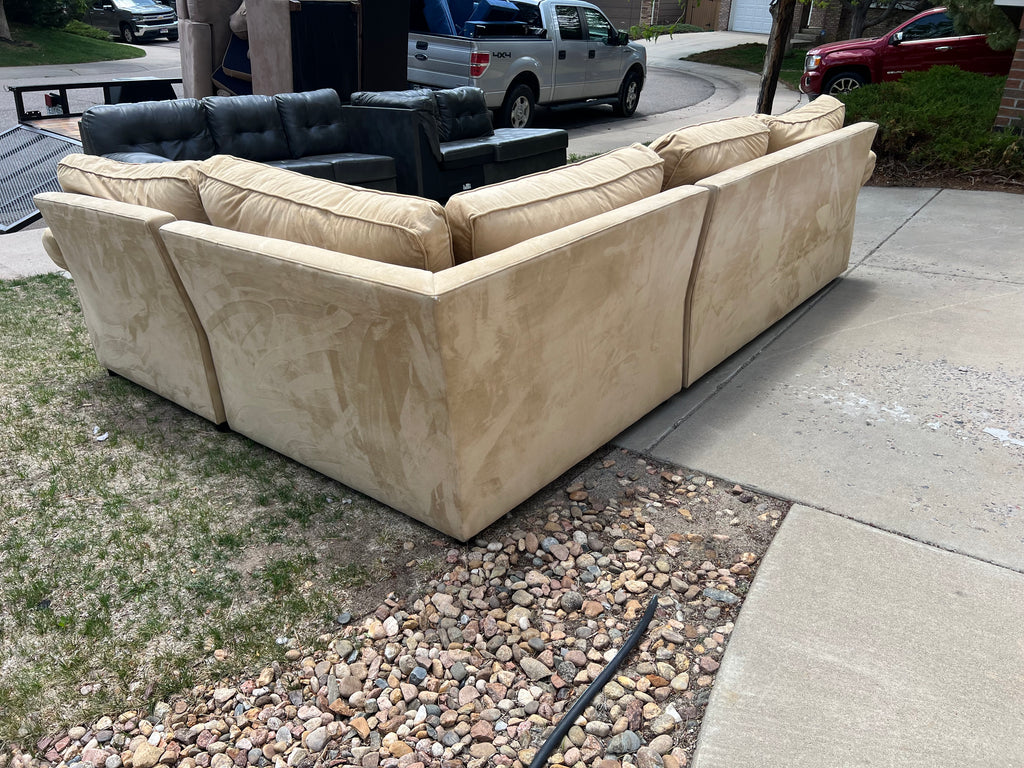 Beige Pottery Barn Sectional