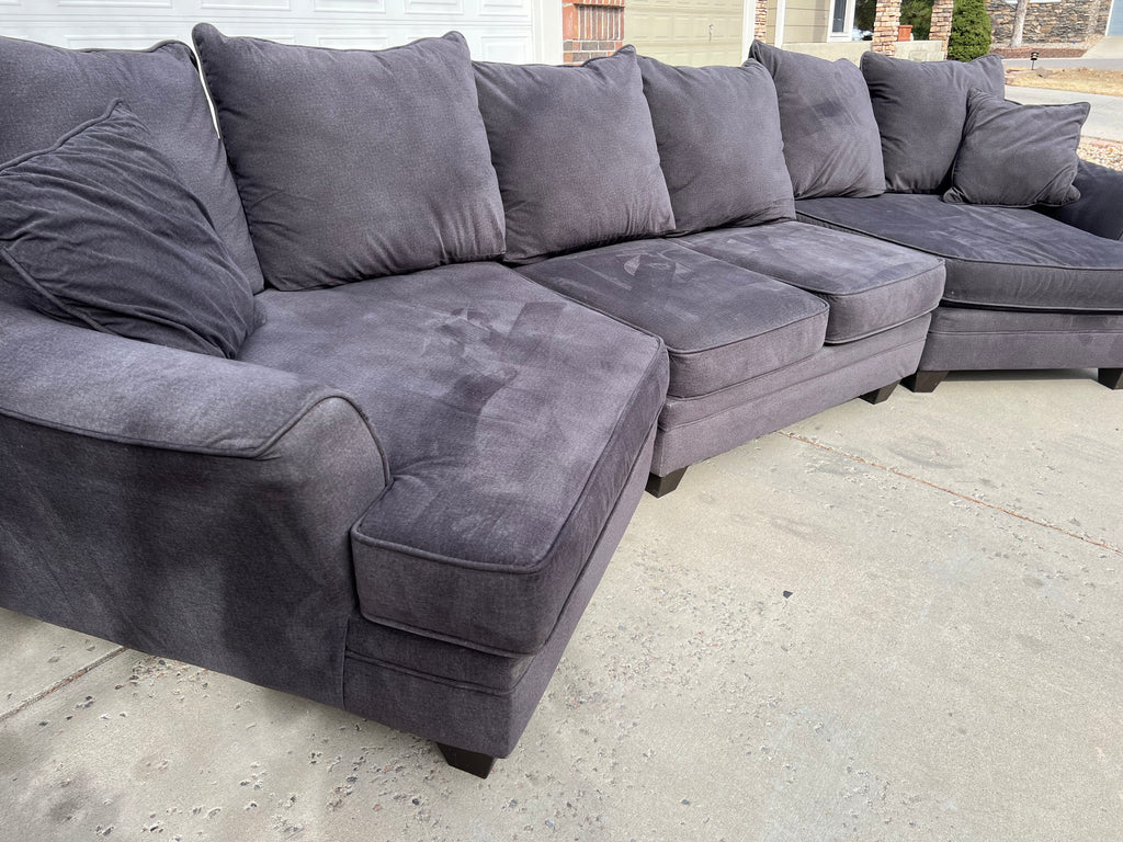 Grey 3 piece sectional