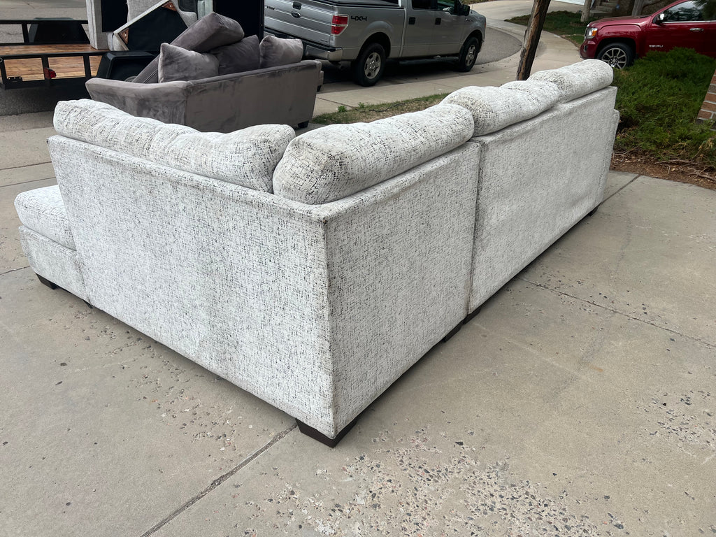 White 2 Piece Sectional