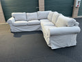 Light Grey L Sectional with Washable Cover