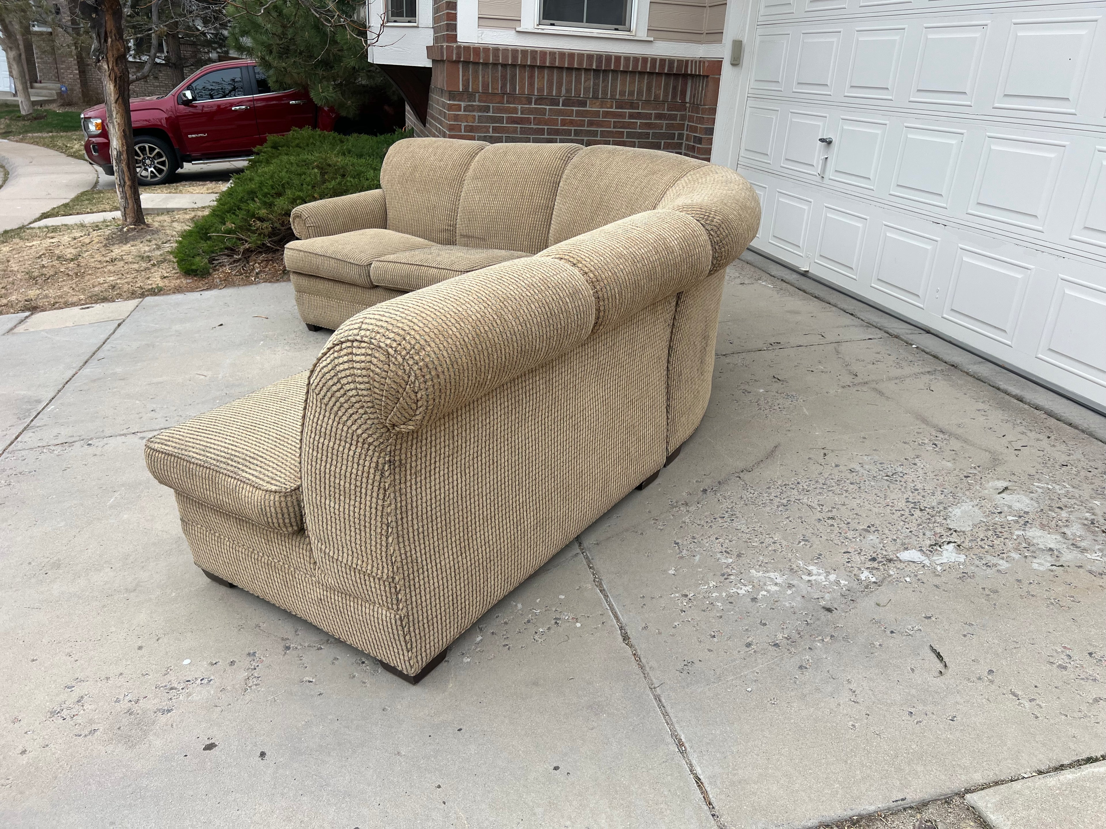 Large Beige Sectional