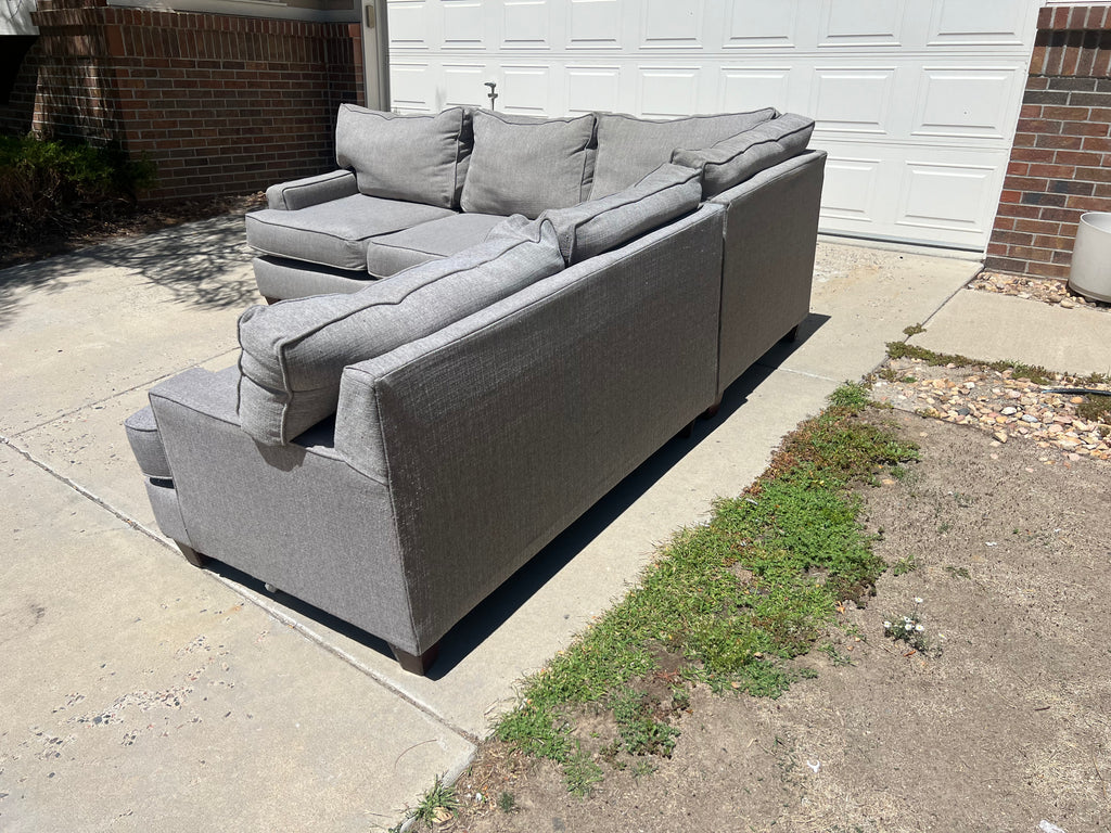 Grey L-Shaped Sectional