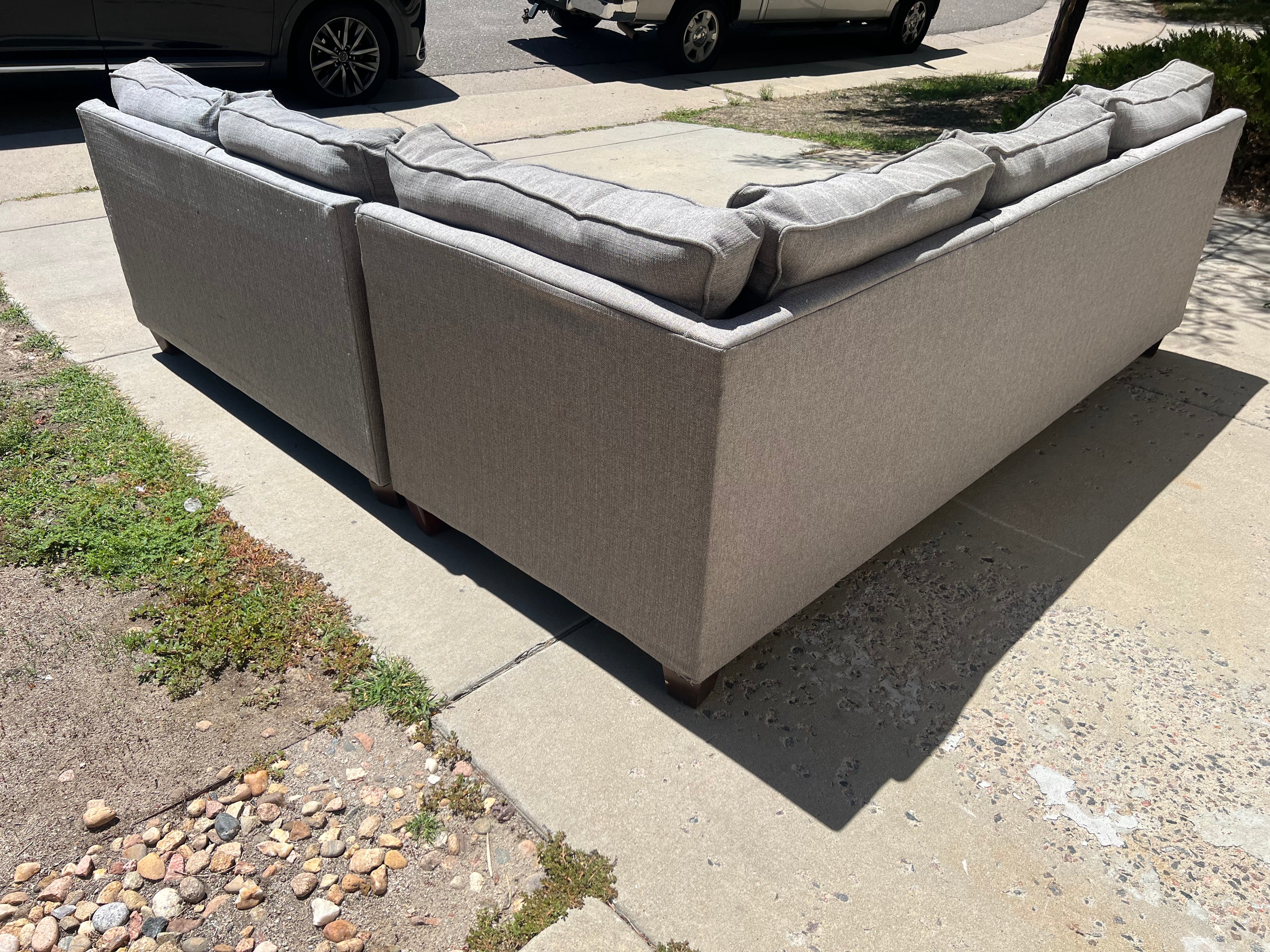 Grey L-Shaped Sectional