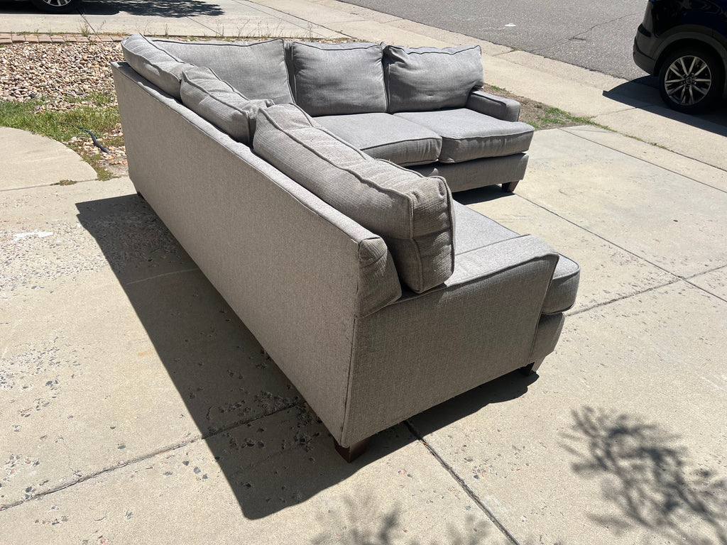 Grey L-Shaped Sectional