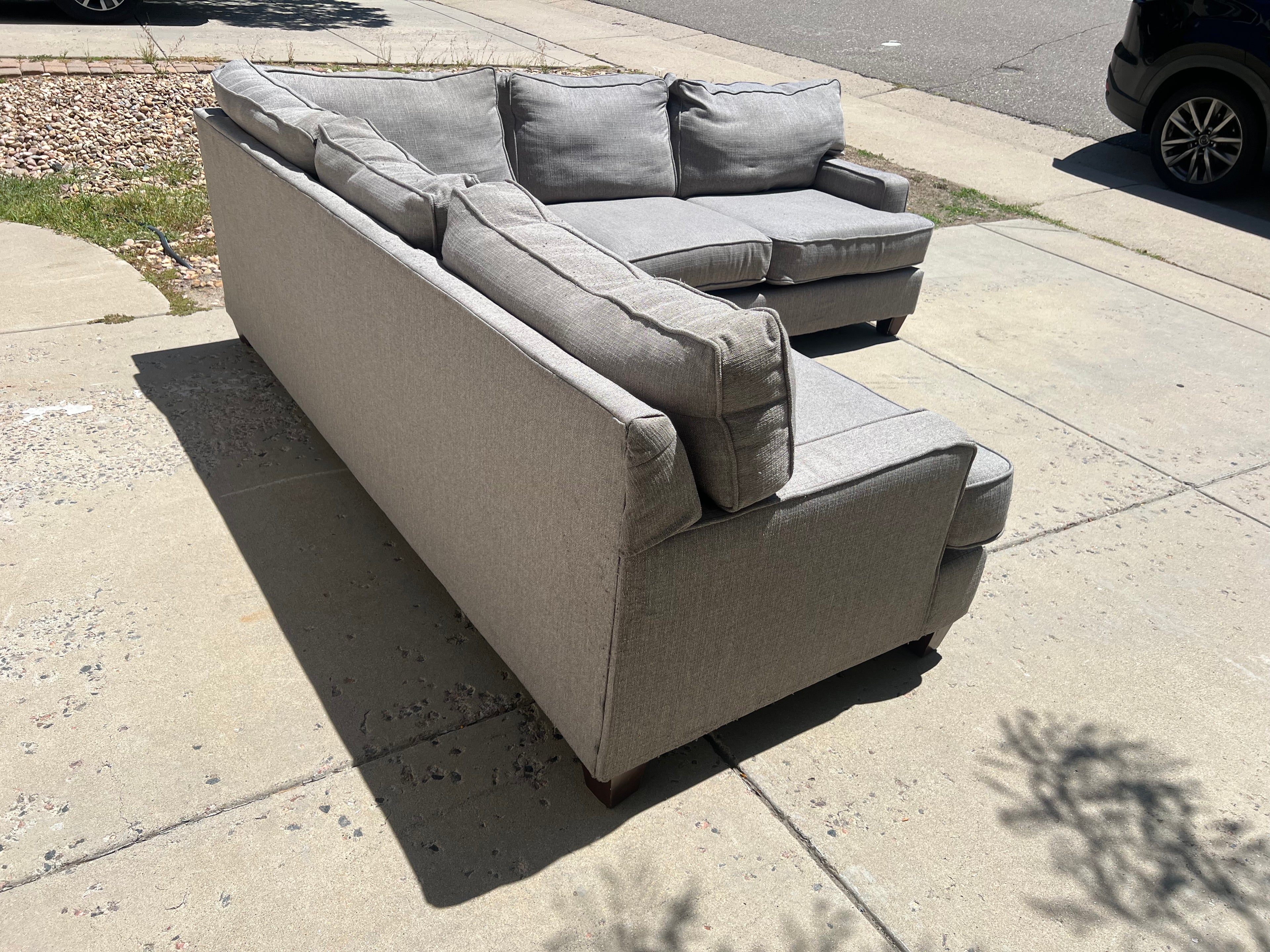 Grey L-Shaped Sectional