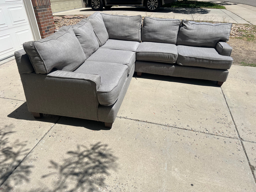Grey L-Shaped Sectional
