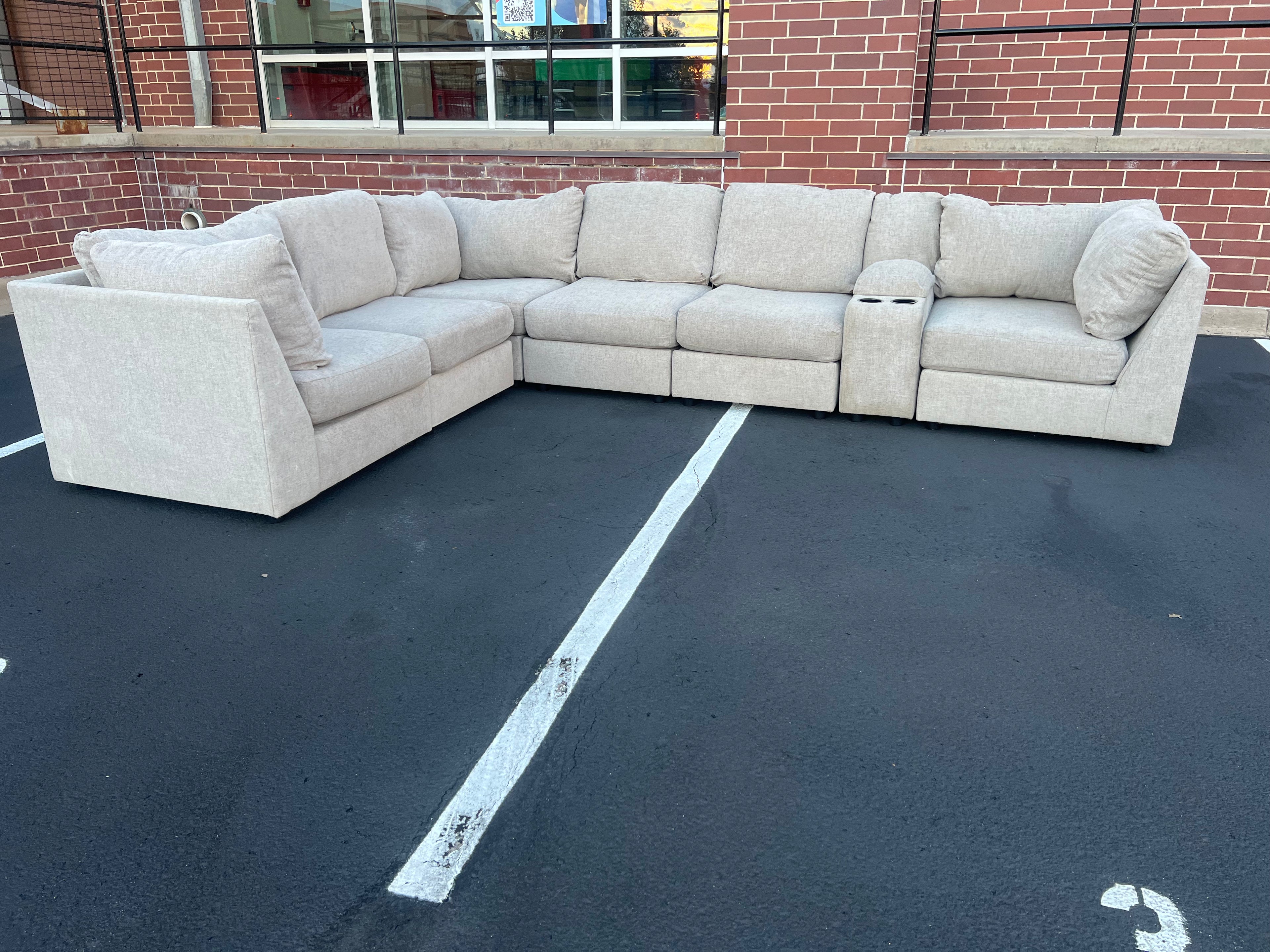 Ashley Furniture Large Grey Modular Sectional