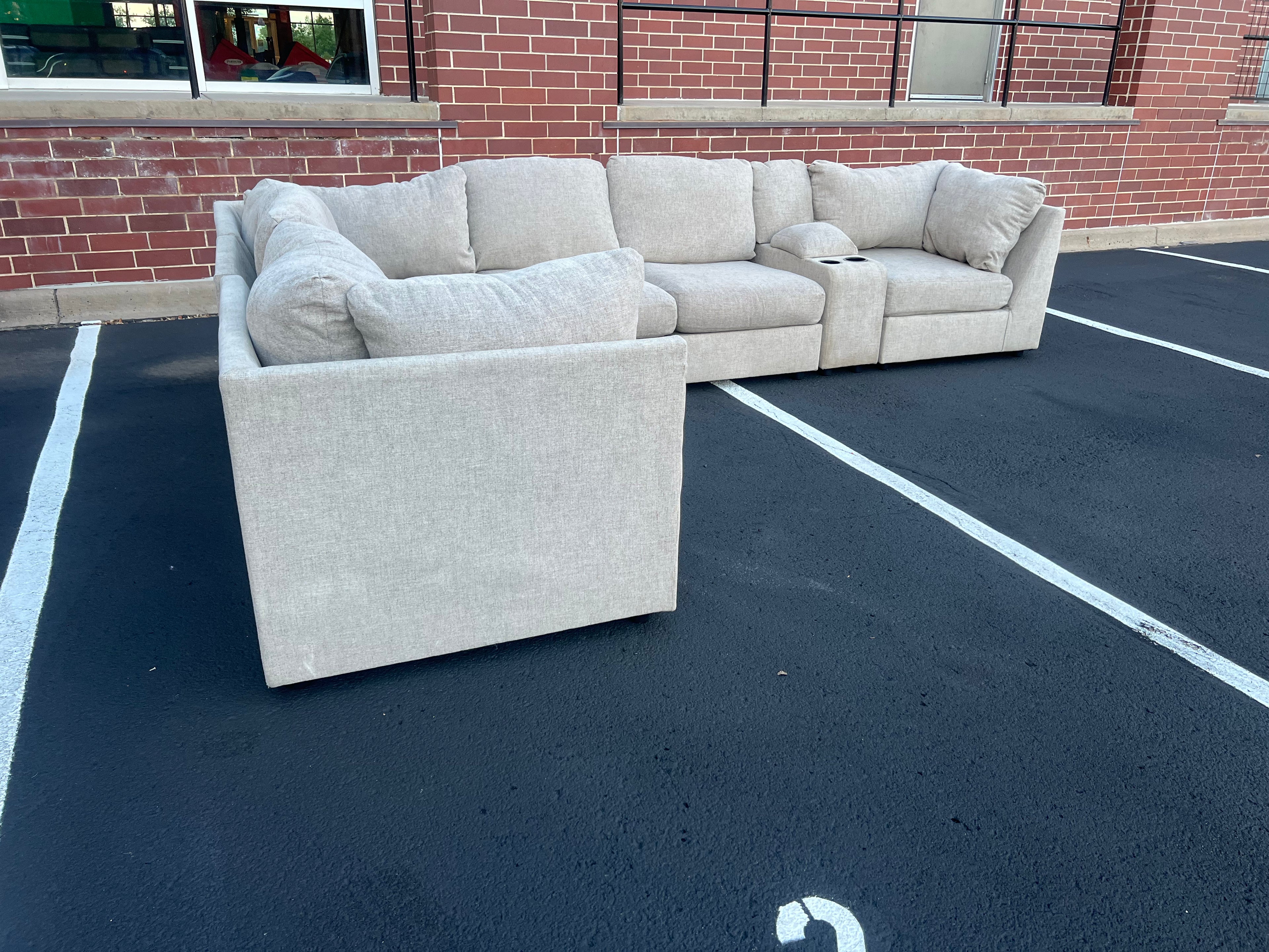 Ashley Furniture Large Grey Modular Sectional