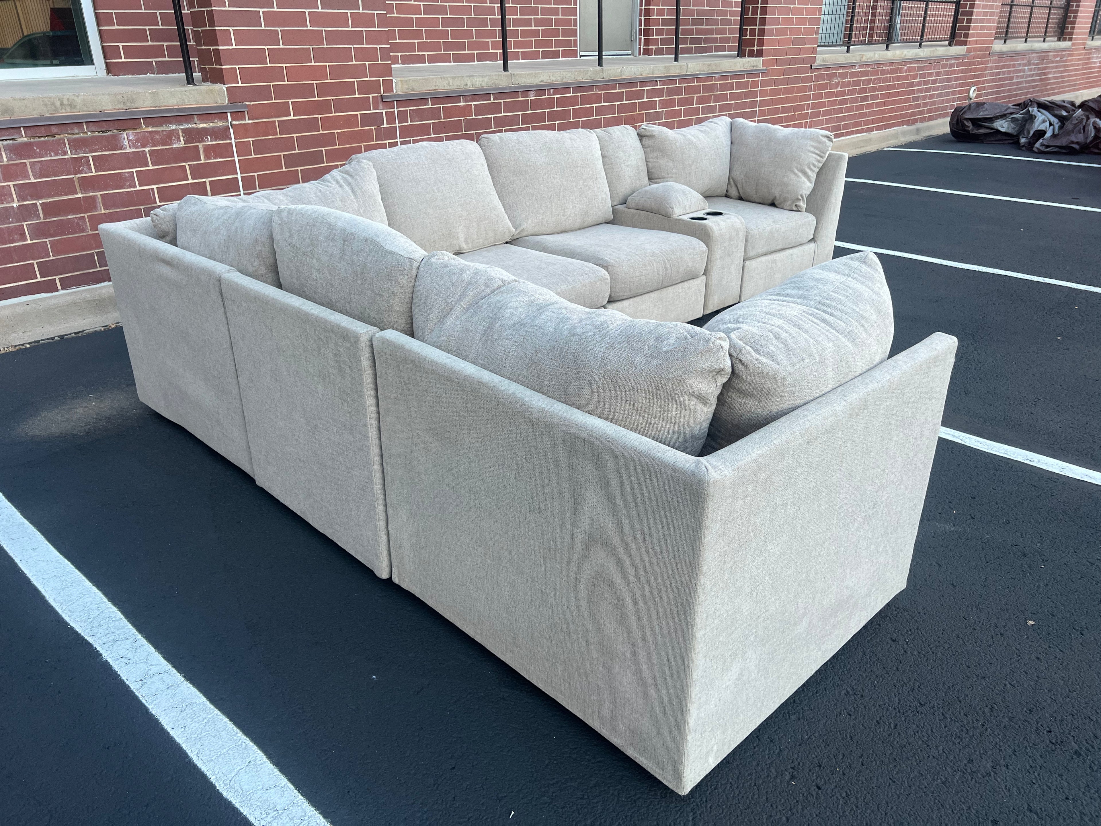 Ashley Furniture Large Grey Modular Sectional