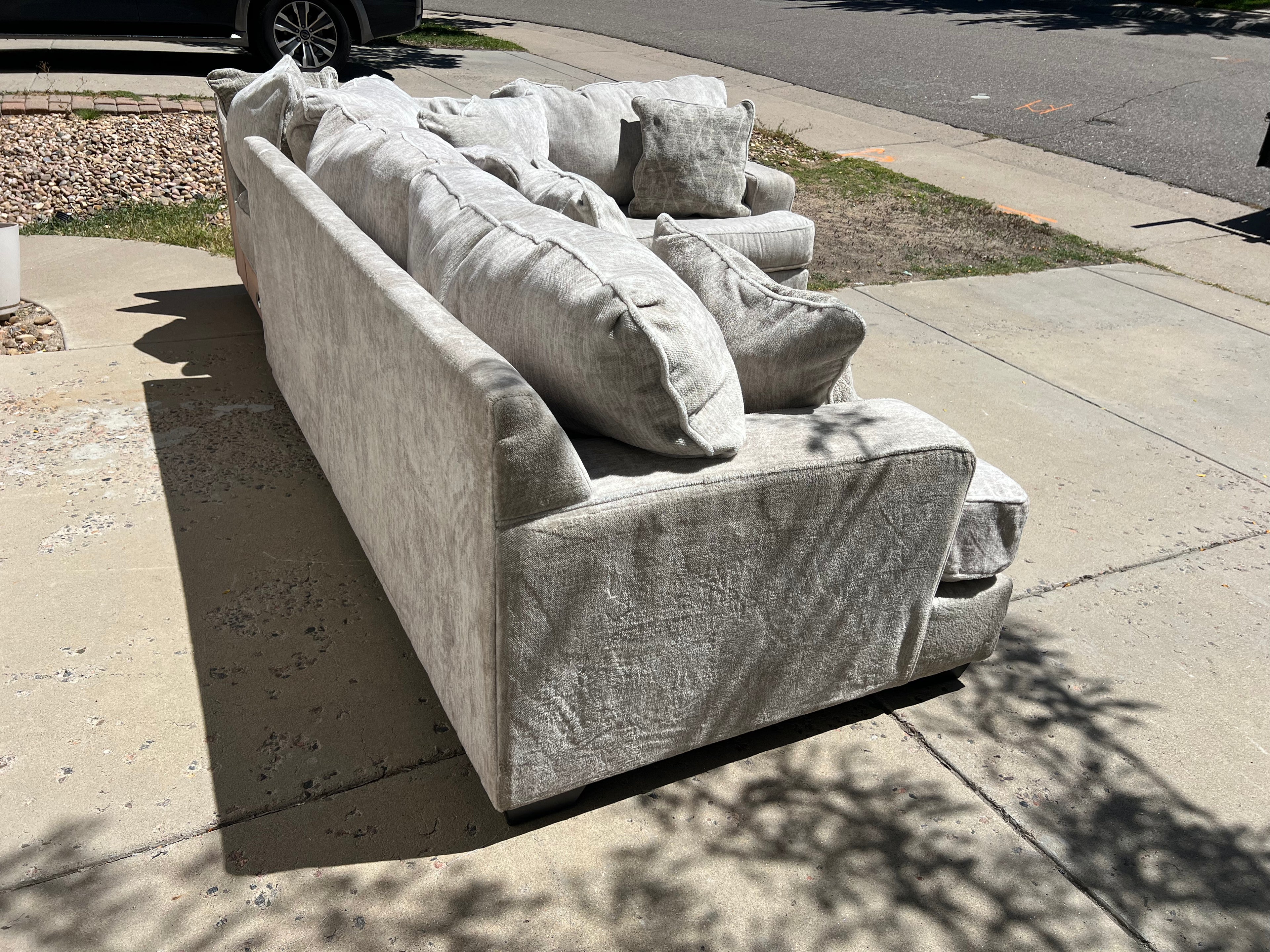 Cream Comfiest Couch Ever