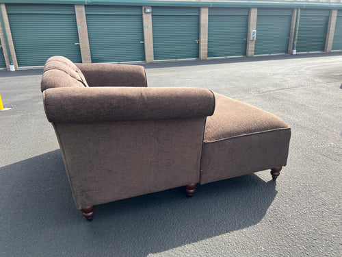 Brown Cuddler Chair