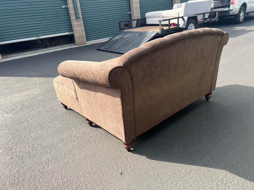 Brown Cuddler Chair