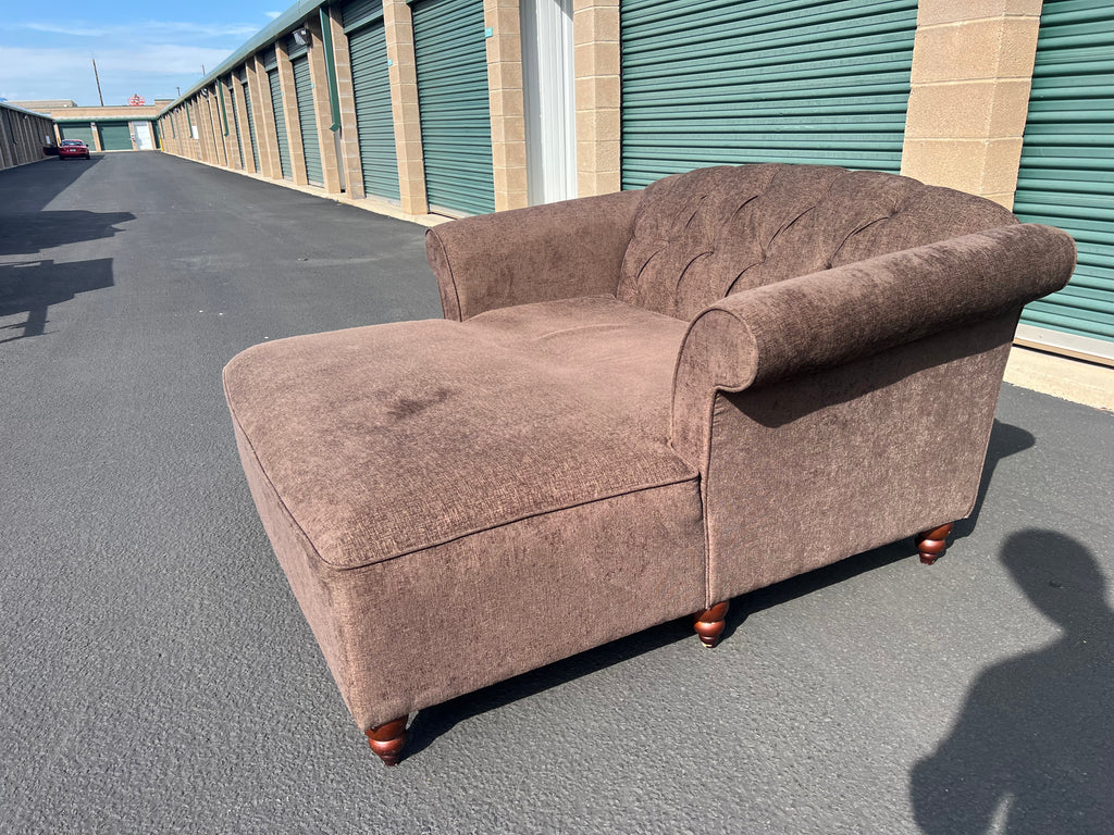 Brown Cuddler Chair