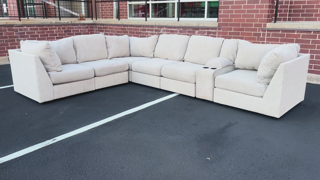 Ashley Furniture Large Grey Modular Sectional