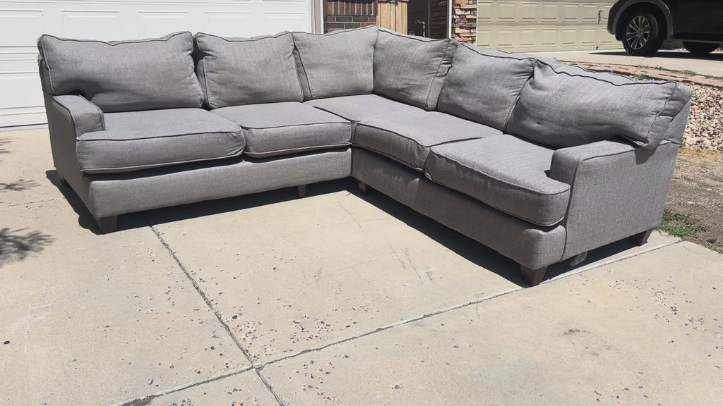 Grey L-Shaped Sectional